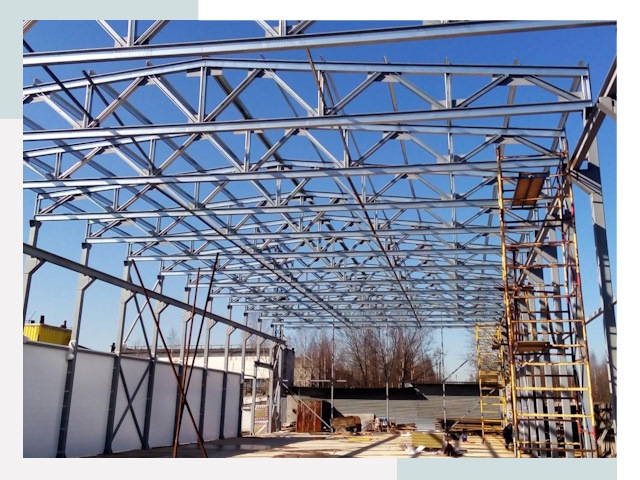 Строительство цехов в Томск от 656 руб. под ключ