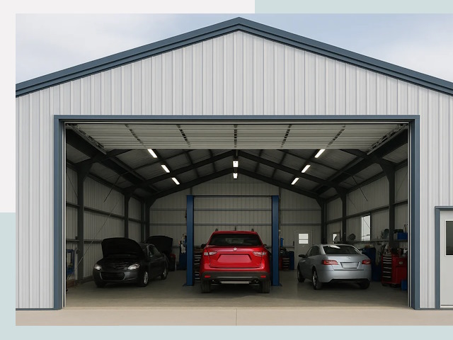 Ангары из сэндвич панелей от 656 руб. в Томск