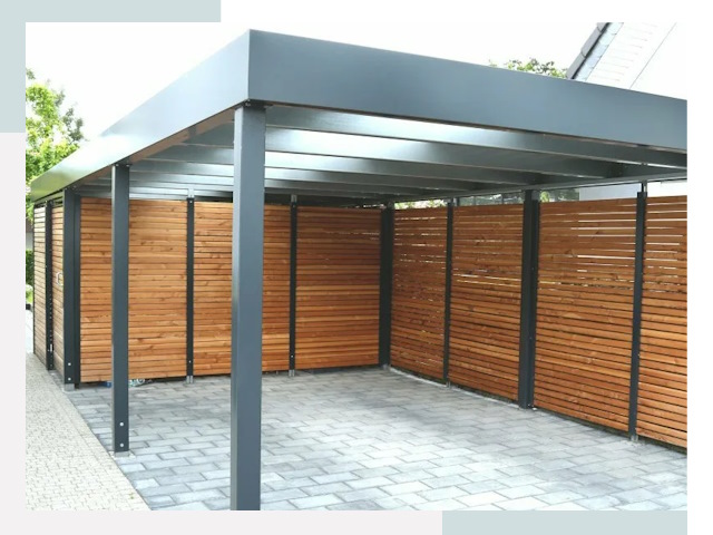 Навесы для парковки в Томске