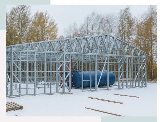 Металлические ангары в Томске