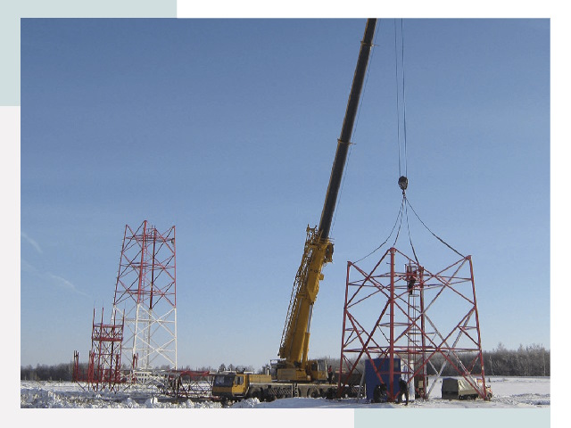 Монтаж вышек связи в Томске