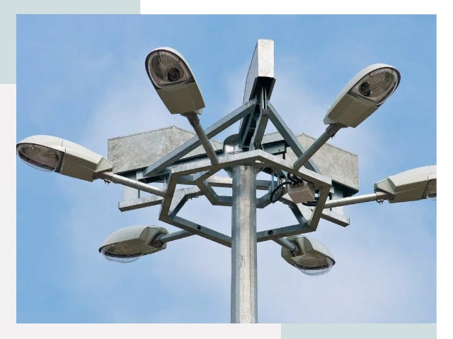 Монтаж осветительных мачт в Томске