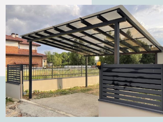 Металлические навесы в Томск от 656 руб. за м²