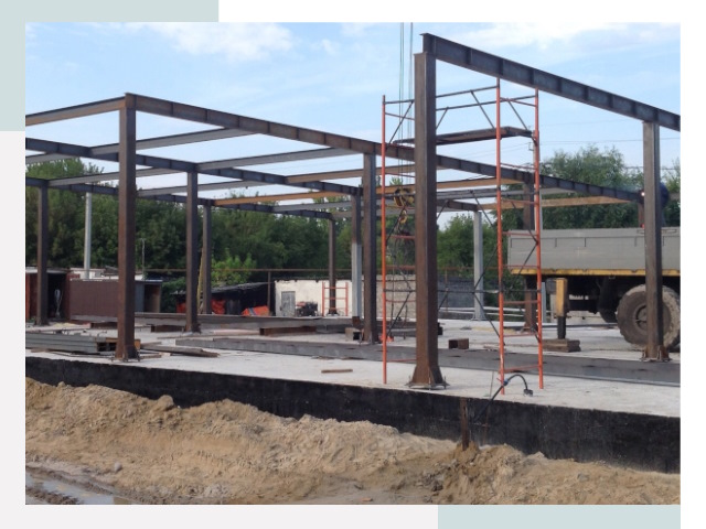 Фундамент для ангаров в Томске